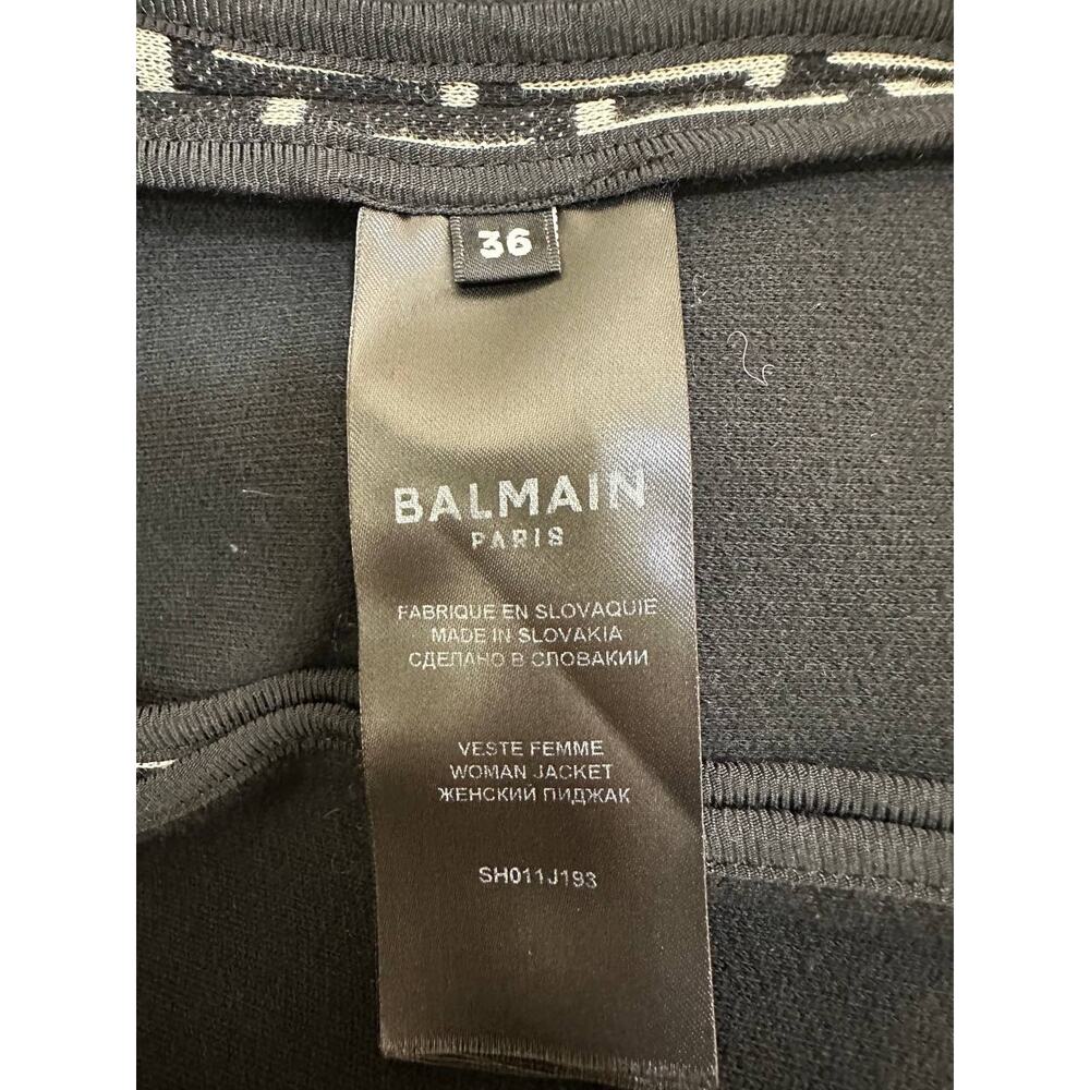 Balmain PB Labyrinth Monogram Blazer Sz.36 - Picture 8 of 10
